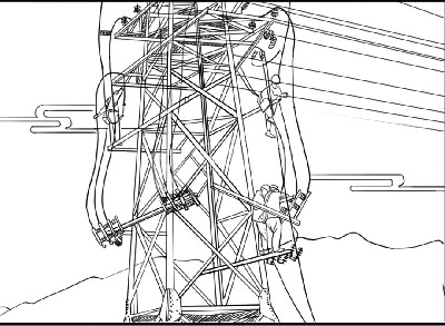 國家電網(wǎng)服務人民原創(chuàng)浮雕設計