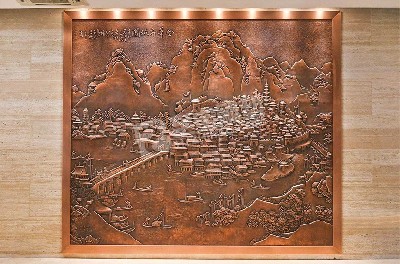 紫銅鍛造城府壁畫(huà)鍛銅浮雕定制