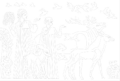 民族團結(jié)浮雕雕塑原創(chuàng)手繪設(shè)計稿