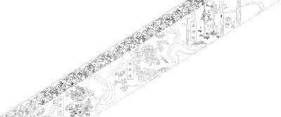 鄉(xiāng)村振興浮雕雕塑原創(chuàng)手繪設計稿