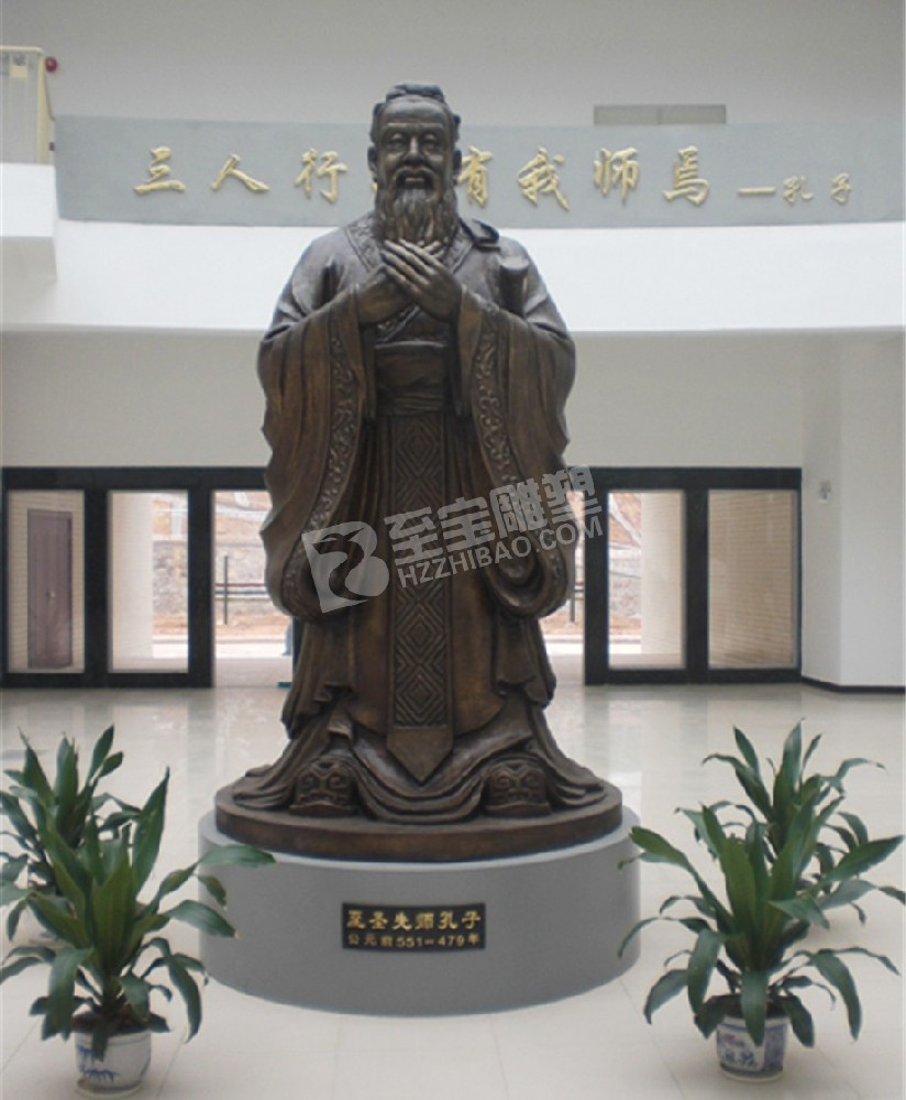 校園文化學?？鬃硬Ａт摲伦香~人物浮雕壁畫玻璃鋼仿鑄銅雕塑定制