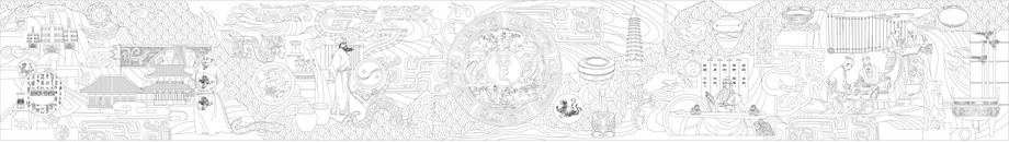 人文歷史浮雕雕塑原創(chuàng)手繪設(shè)計稿