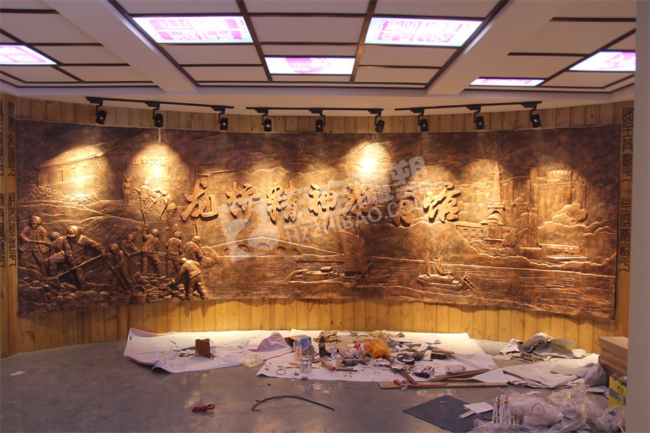 蘇州吳中區(qū)龍橋精神教育館浮雕原創(chuàng)設(shè)計(jì)、制作及安裝工程